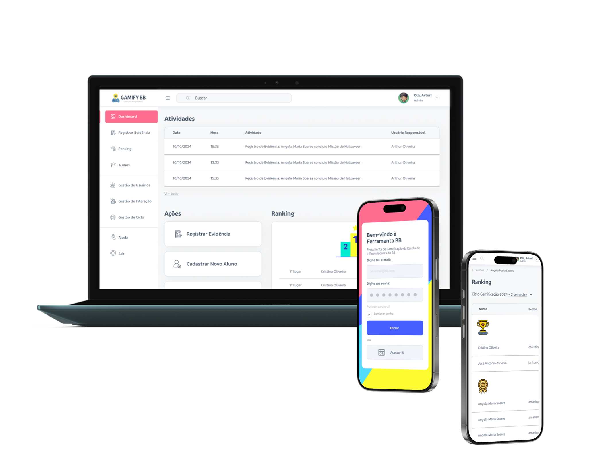 BB Influencer case mockup