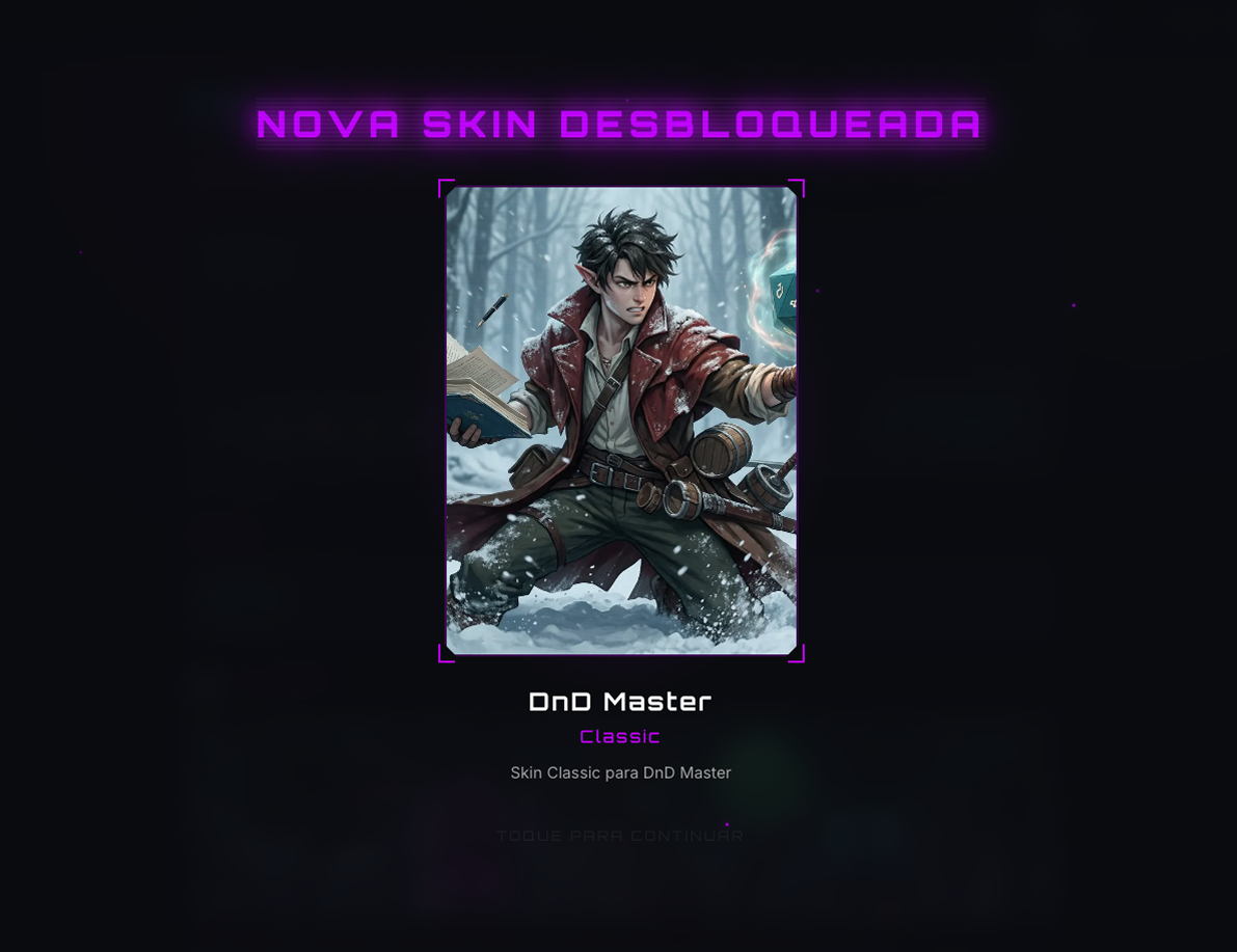 DnD Master skin unlock reveal