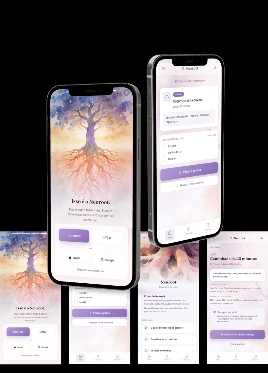 Neuroot — post-burnout recovery app