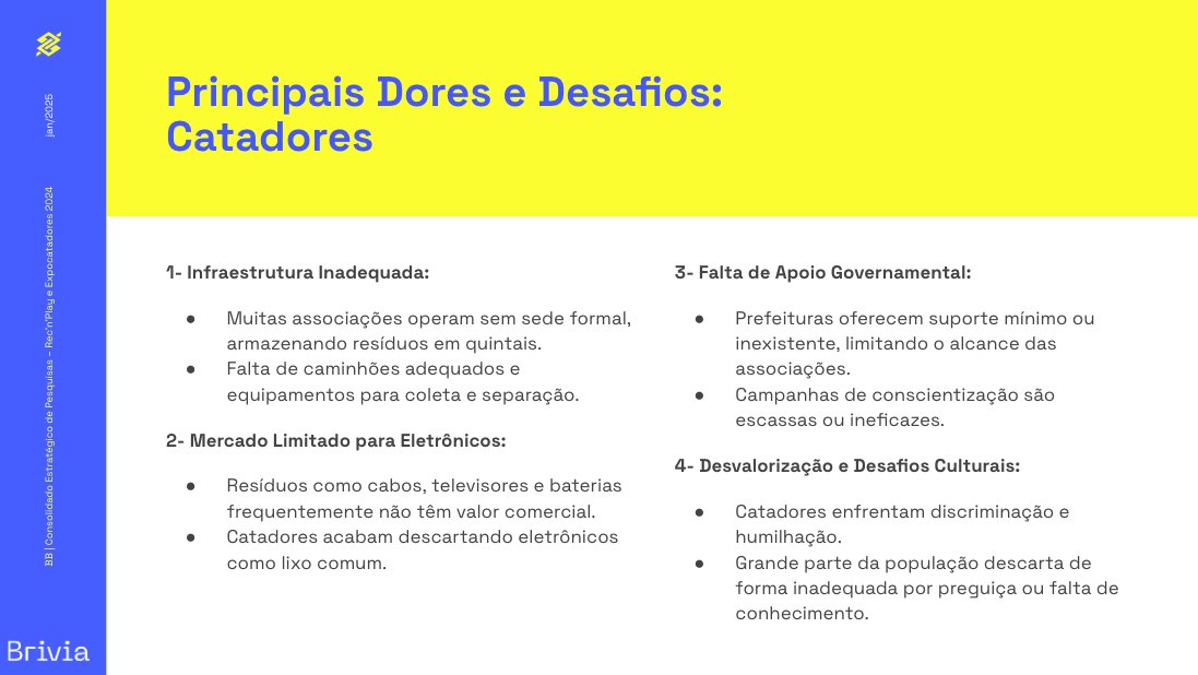 TechBack BB — key insights synthesized from Expocatadores research